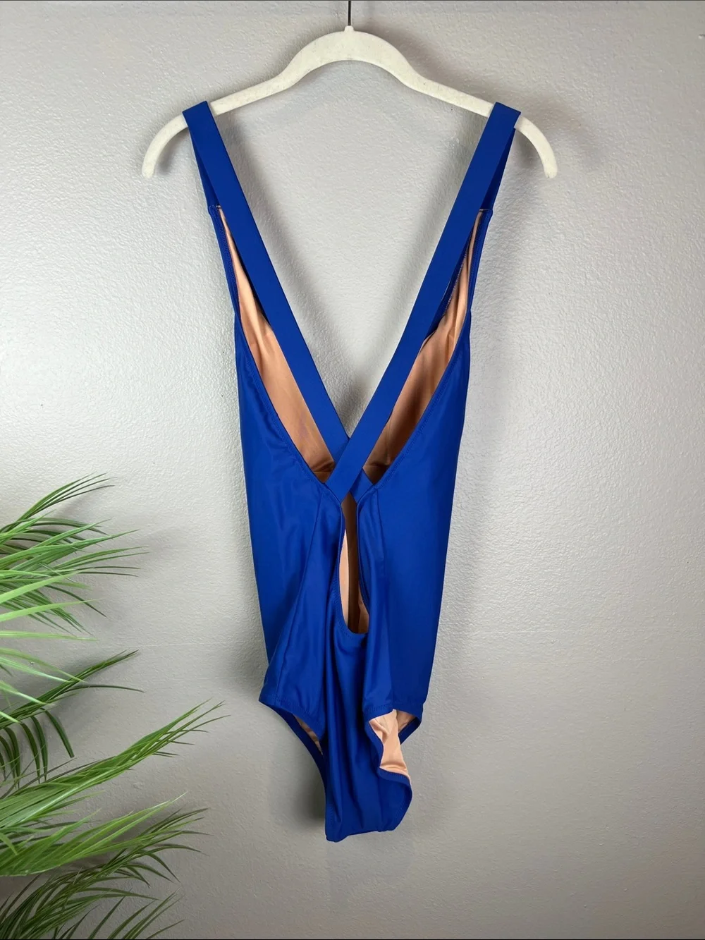 NWT J. Crew Crossback Swimsuit One Piece Blue 12 - Picture 3 of 12